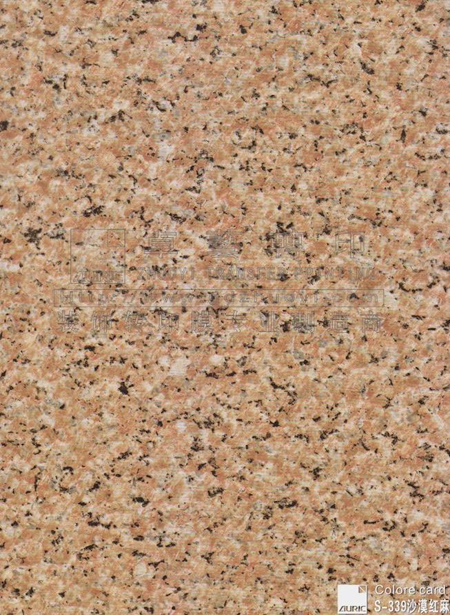 大理石纹转印膜-S339沙漠红麻