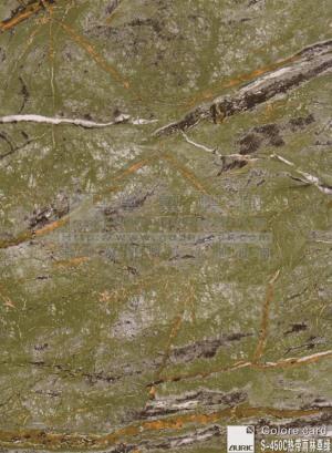 大理石纹转印膜-S450C热带雨林草绿